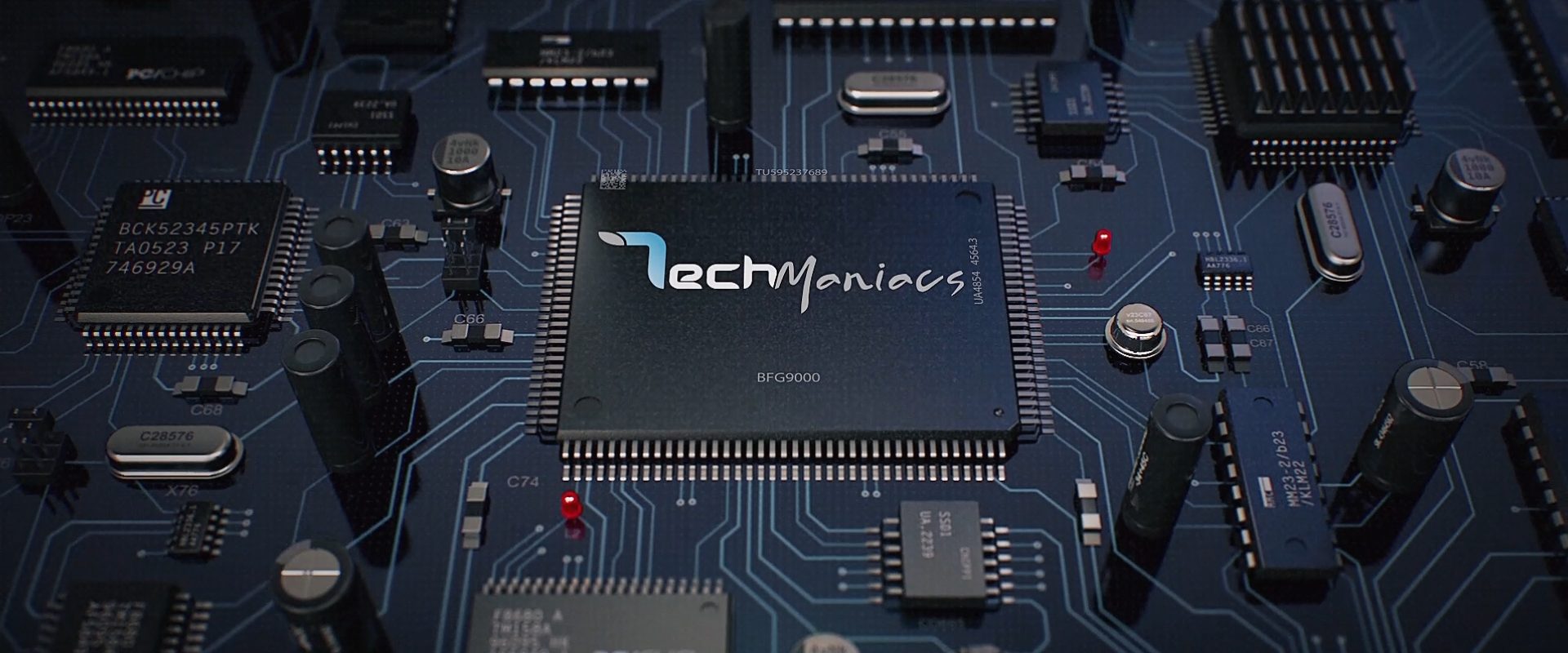 techmaniacs ident after effects cinema 4d